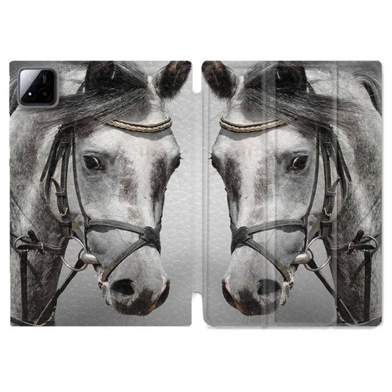 Coque Renforcée Pour Xiaomi Pad 7 / 7 Pro Animal Cheval Blanc