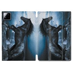 Coque Renforcée Pour Xiaomi Pad 7 / 7 Pro Animal Cheval Noir