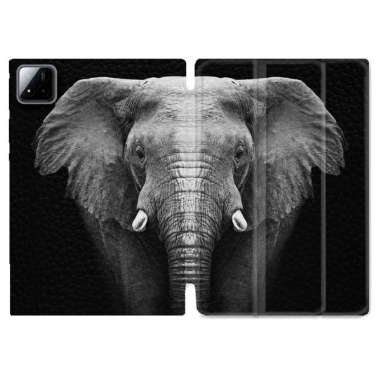 Coque Renforcée Pour Xiaomi Pad 7 / 7 Pro Animal Elephant Noir