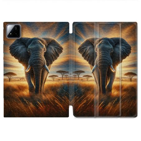 Coque Renforcée Pour Xiaomi Pad 7 / 7 Pro Animal Elephant Savane