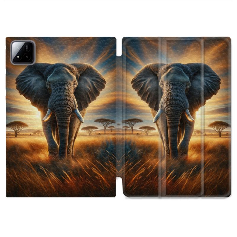 Coque Renforcée Pour Xiaomi Pad 7 / 7 Pro Animal Elephant Savane