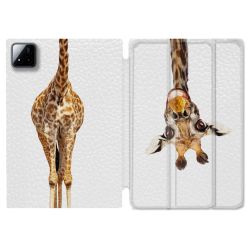 Coque Renforcée Pour Xiaomi Pad 7 / 7 Pro Animal Girafe Blanche