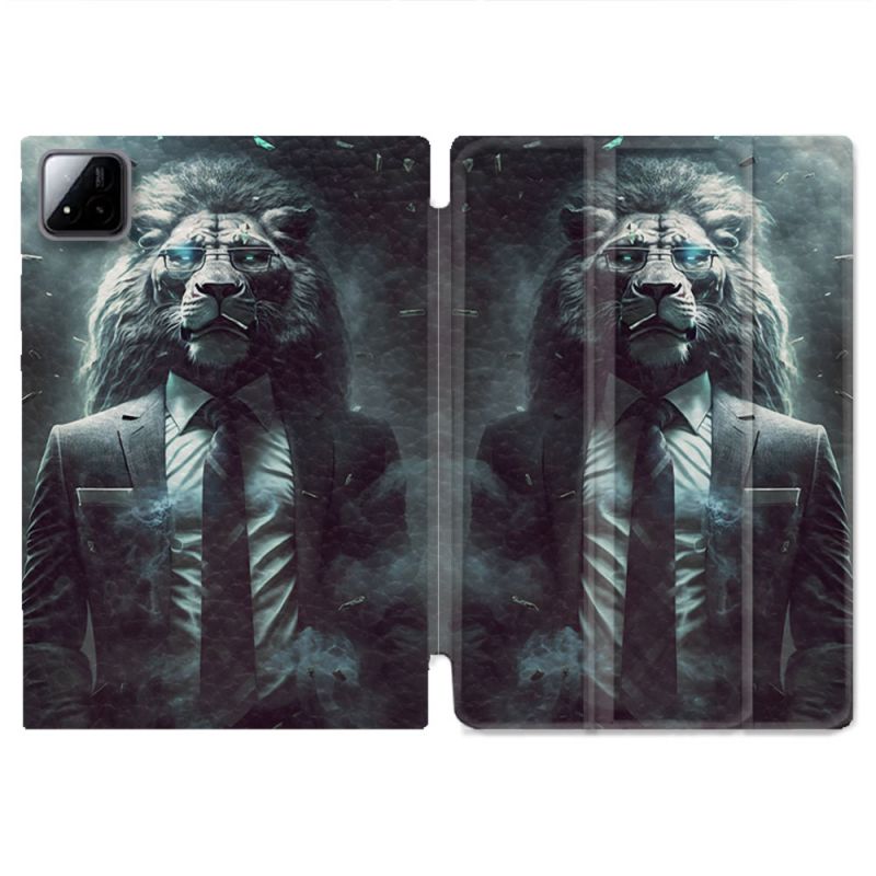 Coque Renforcée Pour Xiaomi Pad 7 / 7 Pro Animal Lion Business