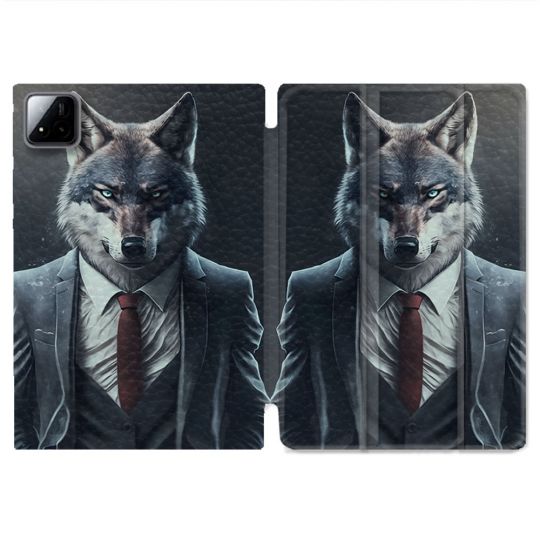 Coque Renforcée Pour Xiaomi Pad 7 / 7 Pro Animal Loup Business