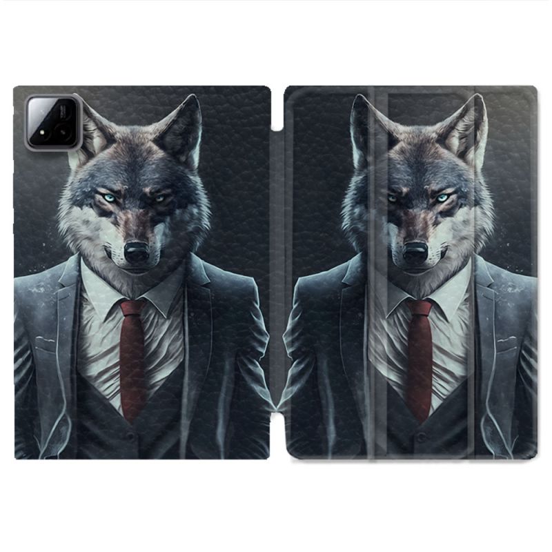 Coque Renforcée Pour Xiaomi Pad 7 / 7 Pro Animal Loup Business