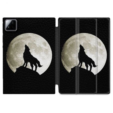 Coque Renforcée Pour Xiaomi Pad 7 / 7 Pro Animal Loup Noir