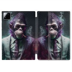 Coque Renforcée Pour Xiaomi Pad 7 / 7 Pro Animal Singe Business