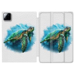 Coque Renforcée Pour Xiaomi Pad 7 / 7 Pro Animal Tortue Blanche multicolore