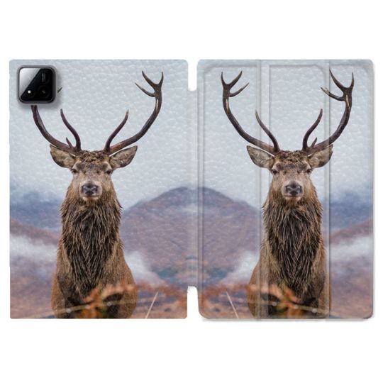 Coque Renforcée Pour Xiaomi Pad 7 / 7 Pro Chasse Chevreuil Montagne