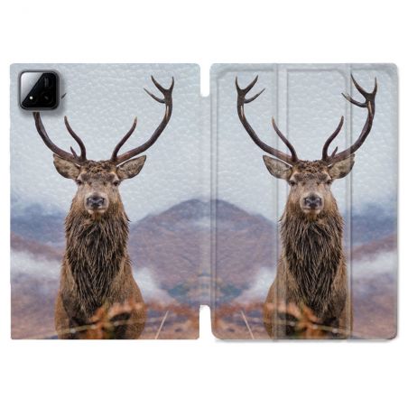 Coque Renforcée Pour Xiaomi Pad 7 / 7 Pro Chasse Chevreuil Montagne
