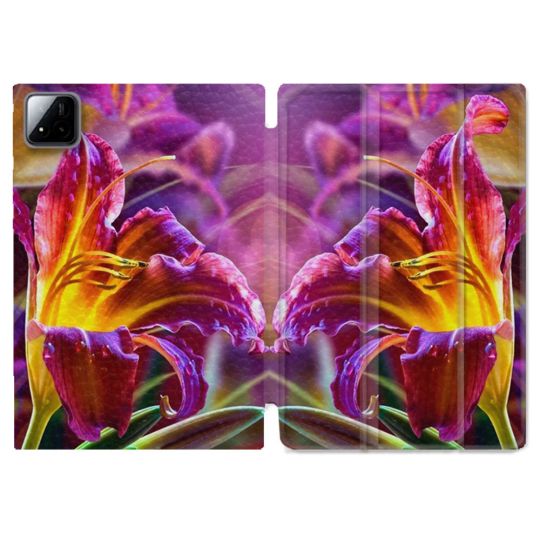 Coque Renforcée Pour Xiaomi Pad 7 / 7 Pro Fleur Lys Color