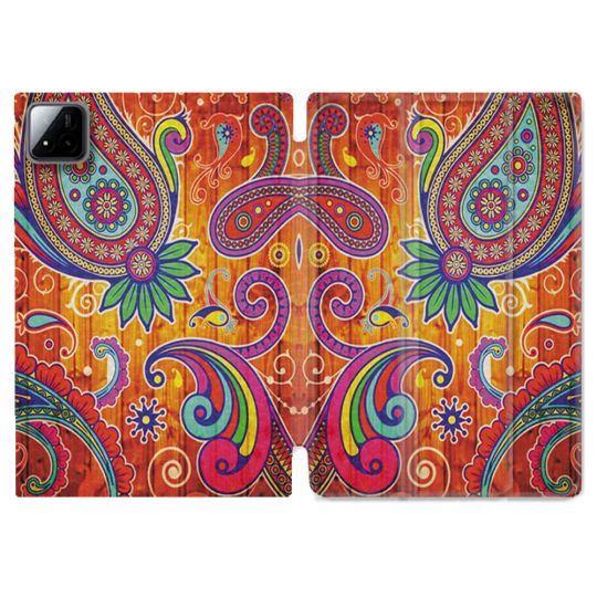 Coque Renforcée Pour Xiaomi Pad 7 / 7 Pro Fleur Psychedelic