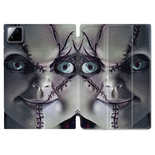 Coque Renforcée Pour Xiaomi Pad 7 / 7 Pro Horreur Chucky Cicatrice