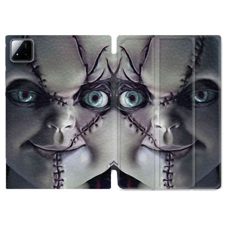 Coque Renforcée Pour Xiaomi Pad 7 / 7 Pro Horreur Chucky Cicatrice