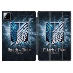 Coque Renforcée Pour Xiaomi Pad 7 / 7 Pro Manga Attaque Titans Noir