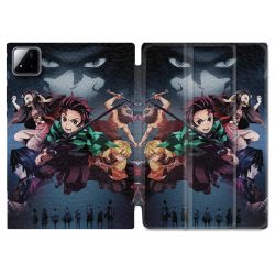 Coque Renforcée Pour Xiaomi Pad 7 / 7 Pro Manga Demon Slayer Noir