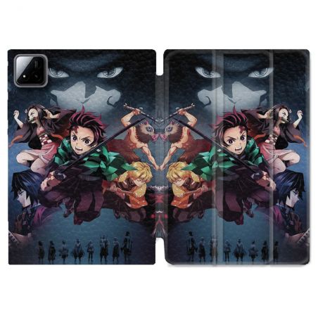 Coque Renforcée Pour Xiaomi Pad 7 / 7 Pro Manga Demon Slayer Noir