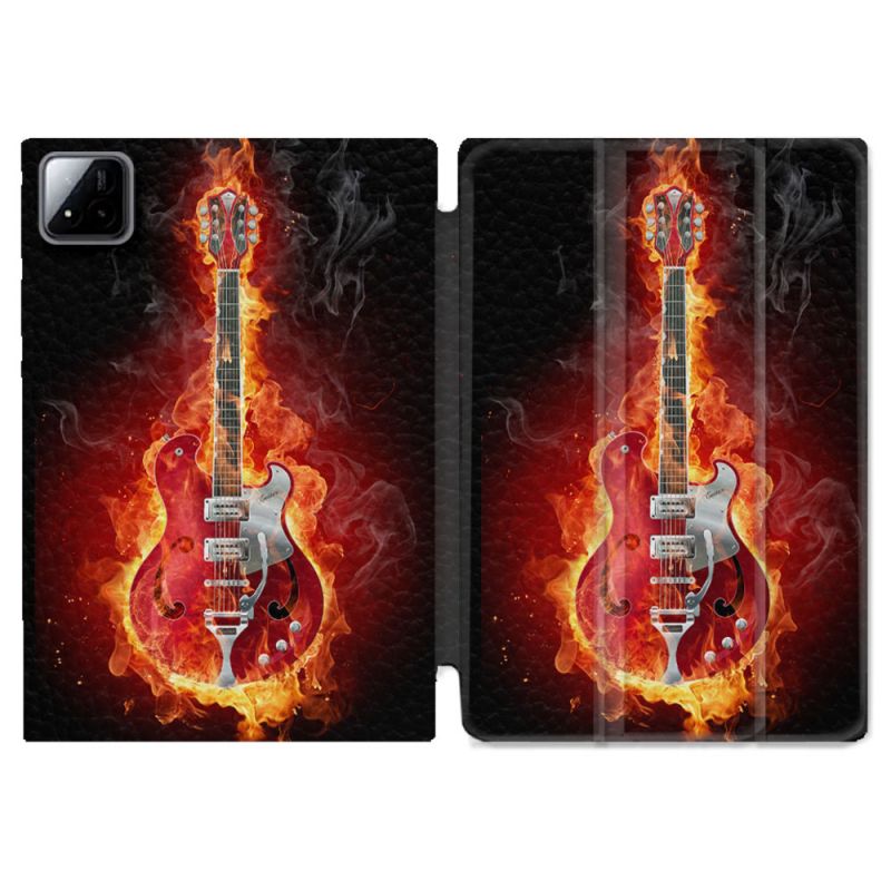 Coque Renforcée Pour Xiaomi Pad 7 / 7 Pro Musique Guitare Electrique