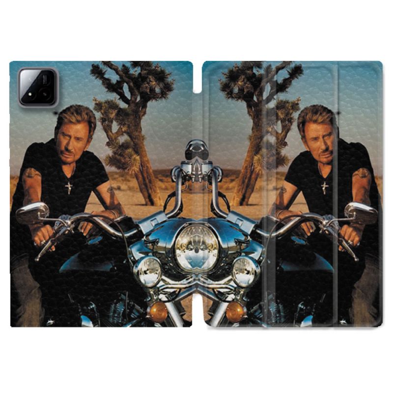 Coque Renforcée Pour Xiaomi Pad 7 / 7 Pro Musique Johnny Hallyday Moto