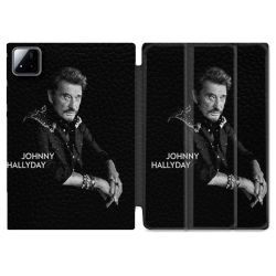 Coque Renforcée Pour Xiaomi Pad 7 / 7 Pro Musique Johnny Hallyday Noir