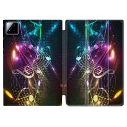 Coque Renforcée Pour Xiaomi Pad 7 / 7 Pro Musique Partition Multicolore