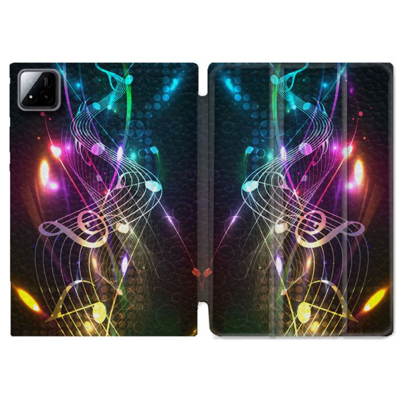 Coque Renforcée Pour Xiaomi Pad 7 / 7 Pro Musique Partition Multicolore