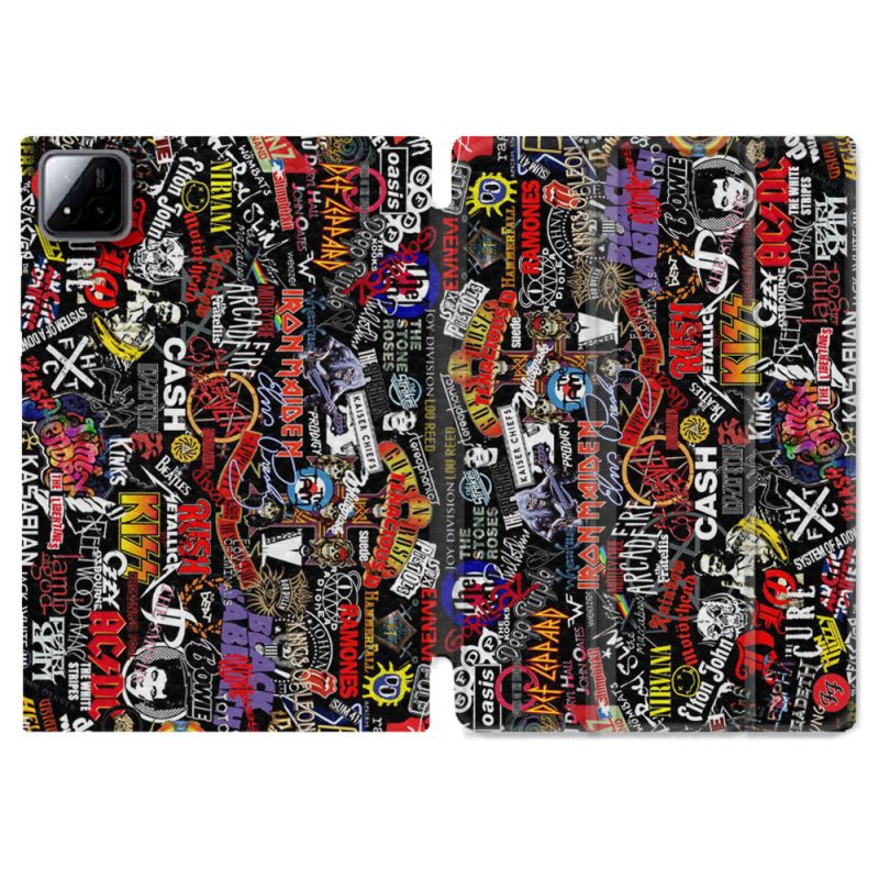 Coque Renforcée Pour Xiaomi Pad 7 / 7 Pro Musique Rock Groupe