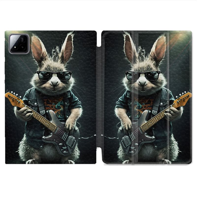 Coque Renforcée Pour Xiaomi Pad 7 / 7 Pro Musique Rock Lapin
