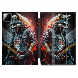 Coque Renforcée Pour Xiaomi Pad 7 / 7 Pro Musique Rock Loup