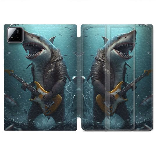 Coque Renforcée Pour Xiaomi Pad 7 / 7 Pro Musique Rock Requin
