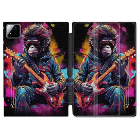 Coque Renforcée Pour Xiaomi Pad 7 / 7 Pro Musique Rock Singe