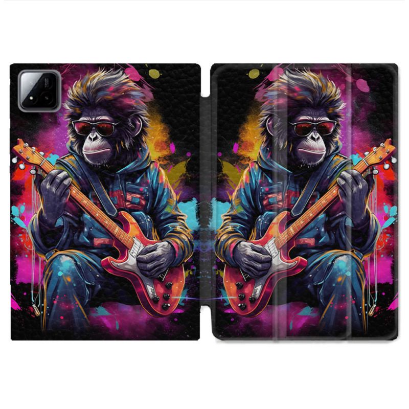 Coque Renforcée Pour Xiaomi Pad 7 / 7 Pro Musique Rock Singe