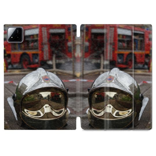 Coque Renforcée Pour Xiaomi Pad 7 / 7 Pro Pompier Casque Camion