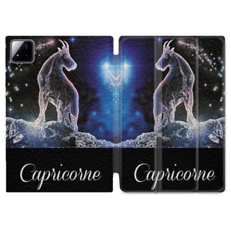 Coque Renforcée Pour Xiaomi Pad 7 / 7 Pro Signe Zodiaque 2 Capricorne