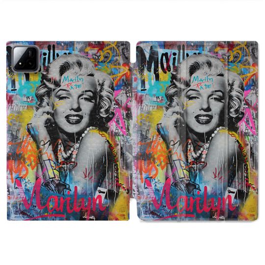 Coque Renforcée Pour Xiaomi Pad 7 / 7 Pro Street Art Maryline Monroe