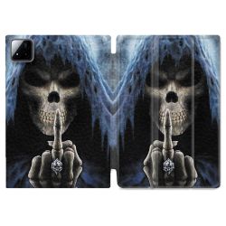 Coque Renforcée Pour Xiaomi Pad 7 / 7 Pro Tete de Mort Doigt