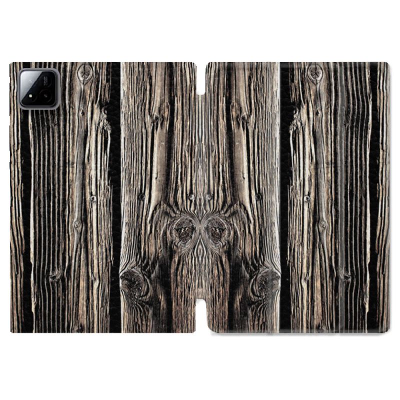 Coque Renforcée Pour Xiaomi Pad 7 / 7 Pro Texture Bois