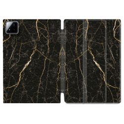 Coque Renforcée Pour Xiaomi Pad 7 / 7 Pro Texture Marbre Noir