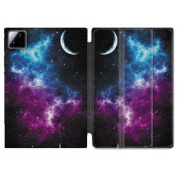 Coque Renforcée Pour Xiaomi Pad 7 / 7 Pro Univers Bleu Violet