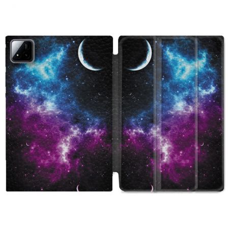 Coque Renforcée Pour Xiaomi Pad 7 / 7 Pro Univers Bleu Violet