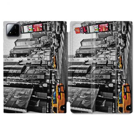 Coque Renforcée Pour Xiaomi Pad 7 / 7 Pro Voyage Amerique USA New York Taxi