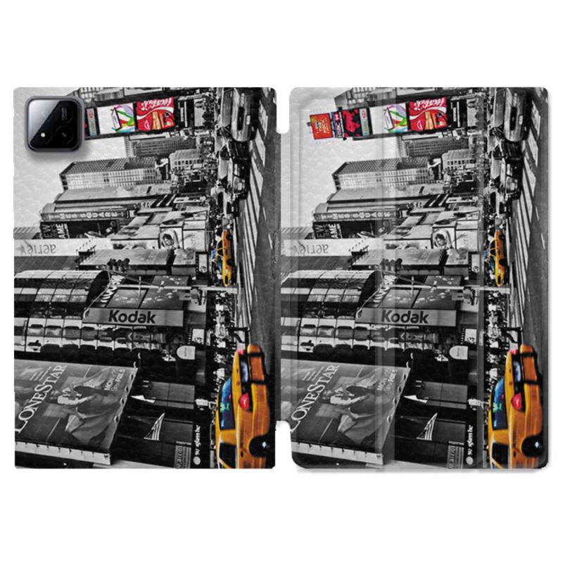 Coque Renforcée Pour Xiaomi Pad 7 / 7 Pro Voyage Amerique USA New York Taxi