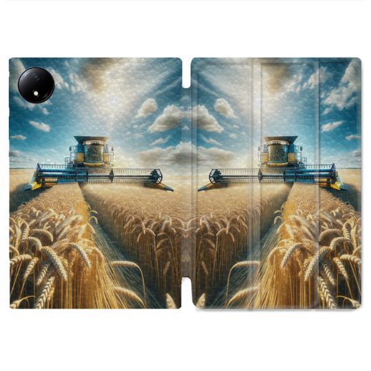 Coque Renforcée Pour Xiaomi Redmi Pad SE 8.7 Agriculture Moissonneuse Blé