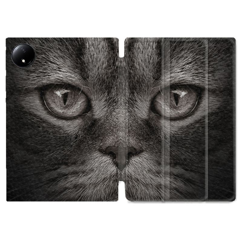 Coque Renforcée Pour Xiaomi Redmi Pad SE 8.7 Animal Chat Gris