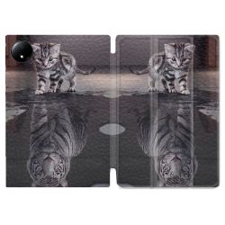 Coque Renforcée Pour Xiaomi Redmi Pad SE 8.7 Animal Chat Reflet