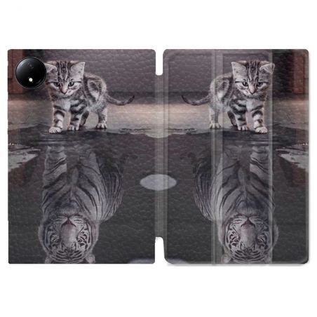 Coque Renforcée Pour Xiaomi Redmi Pad SE 8.7 Animal Chat Reflet