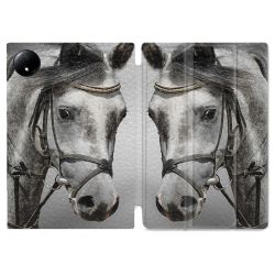 Coque Renforcée Pour Xiaomi Redmi Pad SE 8.7 Animal Cheval Blanc