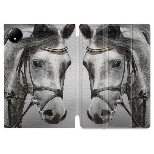 Coque Renforcée Pour Xiaomi Redmi Pad SE 8.7 Animal Cheval Blanc