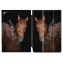 Coque Renforcée Pour Xiaomi Redmi Pad SE 8.7 Animal Cheval Marron
