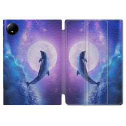 Coque Renforcée Pour Xiaomi Redmi Pad SE 8.7 Animal Dauphin Vague